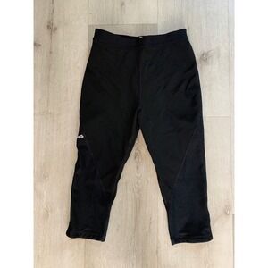 Physiclo Resistance Training Leggings Women XS Black Capri Cropped Mesh Tights